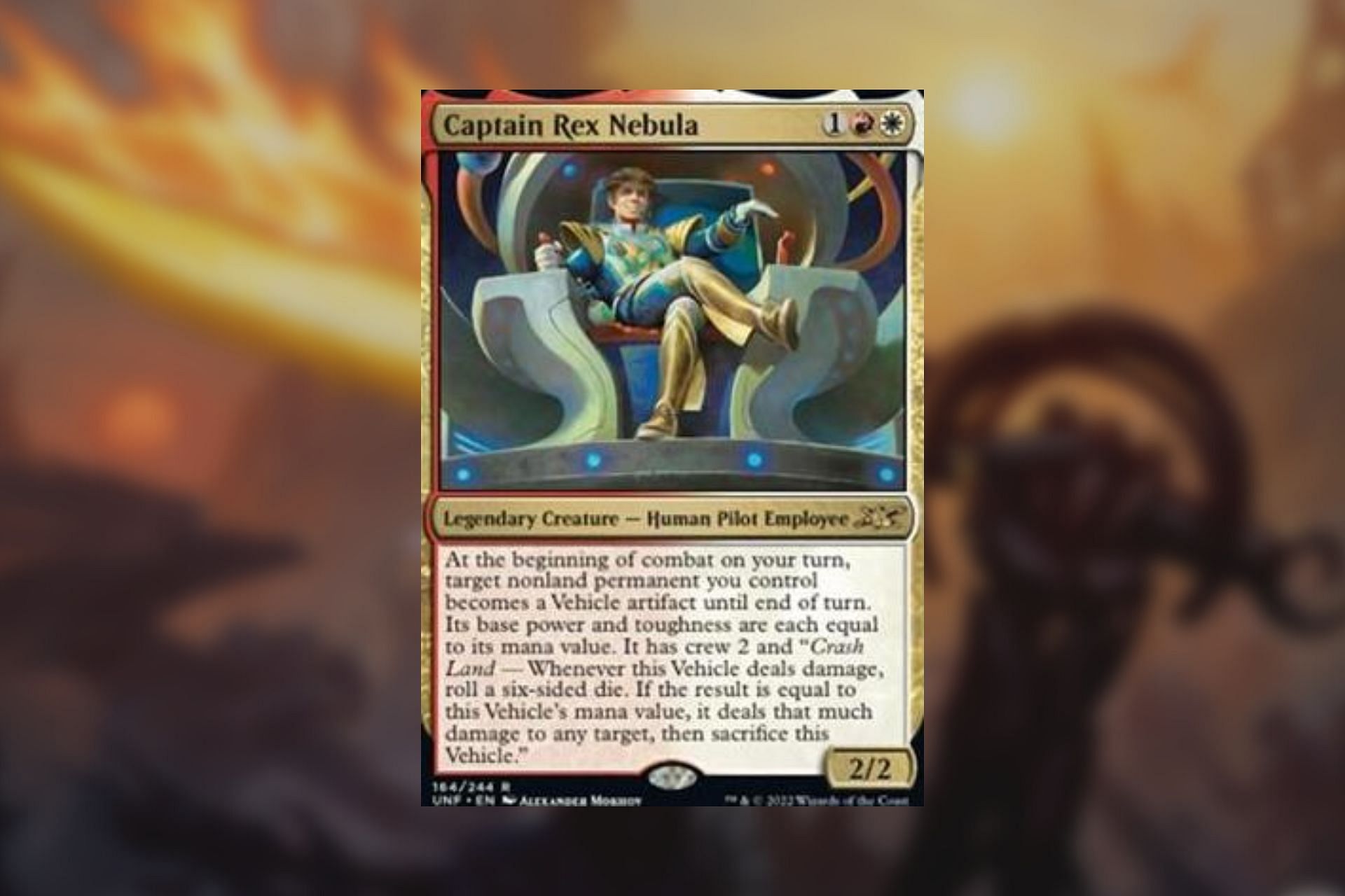Captain Rex Nebula could make some interesting Magic: The Gathering combos pop off (Image via Wizards of the Coast)