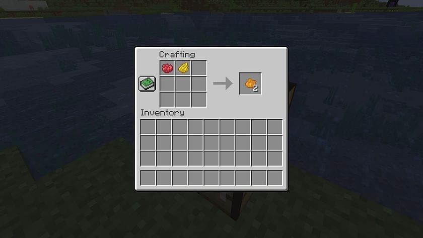 Craft orange dye (Image via Mojang)