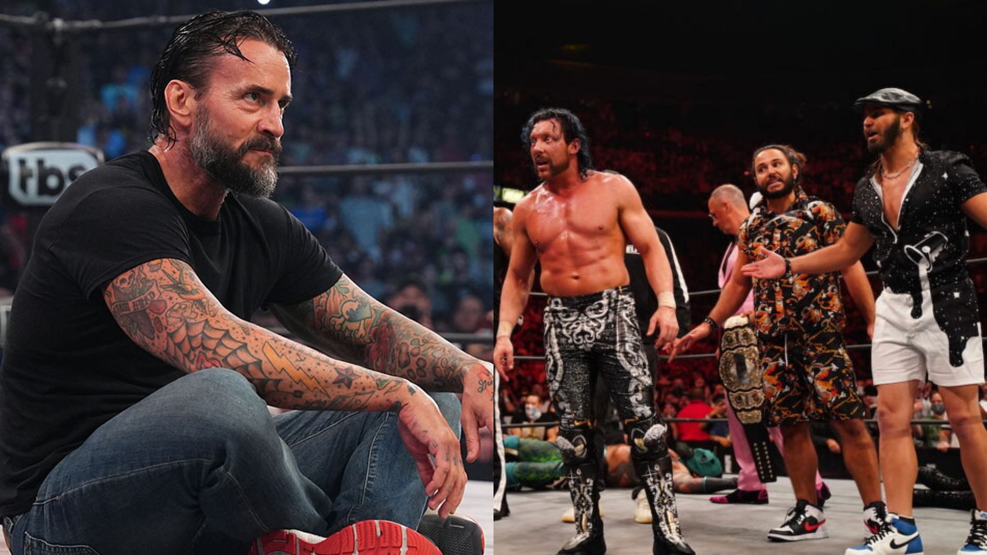 CM Punk and The Elite engaged in a backstage brawl after All Out
