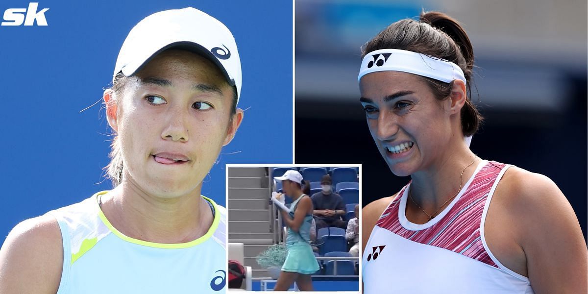 Shuai Zhang beat Caroline Garcia at the Japan Open