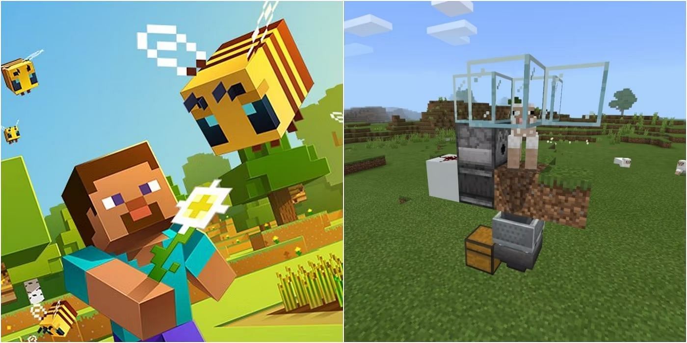 Farms are an integral part of the survival experience. (Image via Mojang)