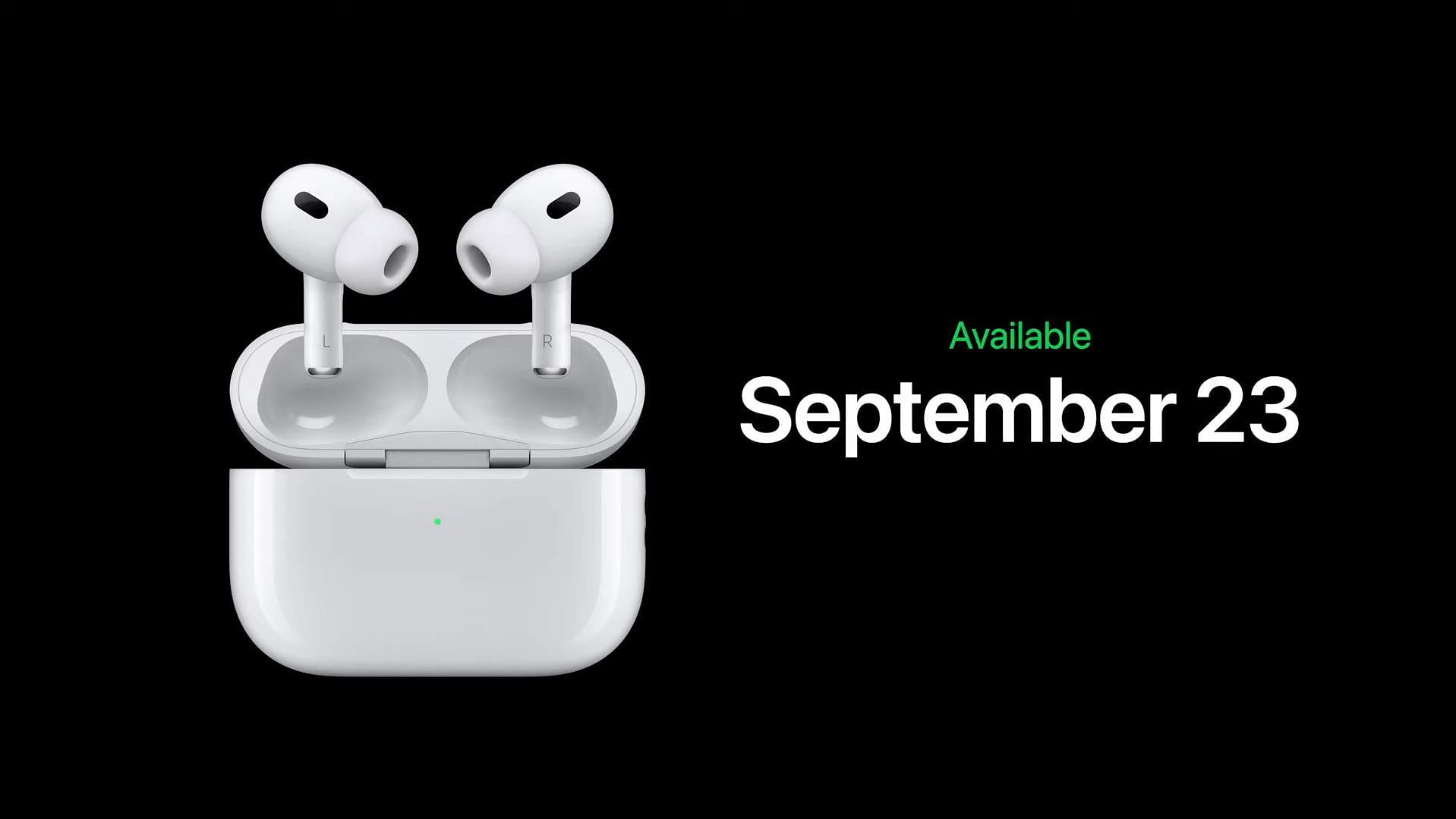 The 2nd gen Airpods Pro is launching on September 23 (Image via Apple)