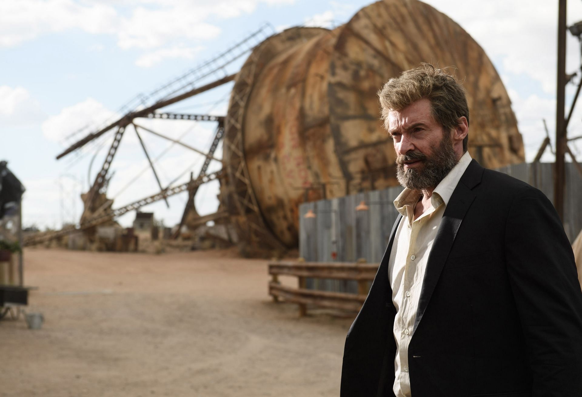 Hugh Jackman in Logan (Photo by Ben Rothstein/Marvel/Twentieth Century Fox Film Corporation/via IMDb)