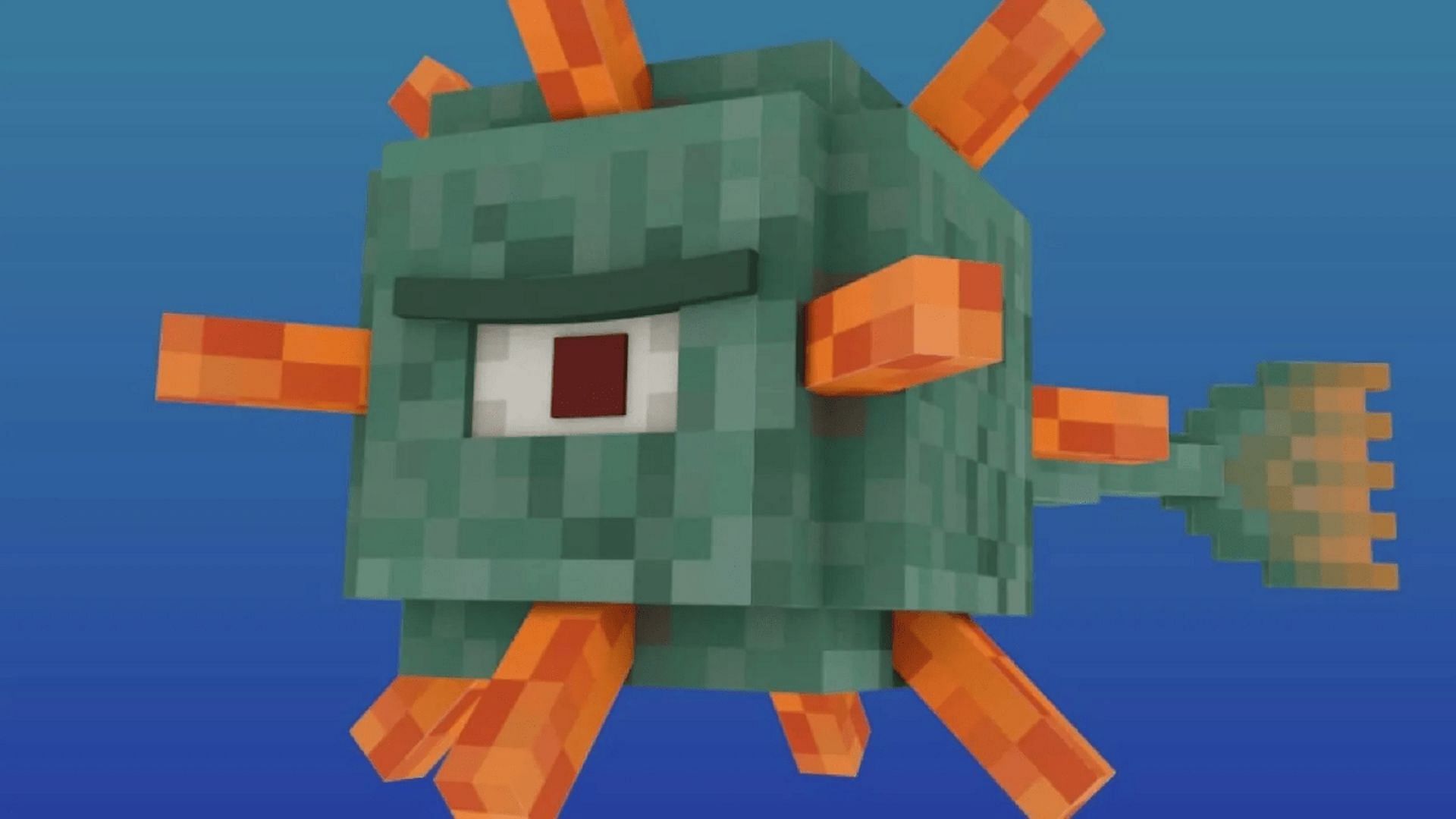 Guardians are the protectors of Minecraft&#039;s ocean monuments (Image via Mojang)