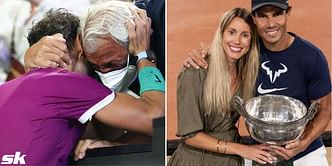 Rafael Nadal's father and sister attend his US Open third-round match against Richard Gasquet following 'anxious' conversation with Carlos Moya