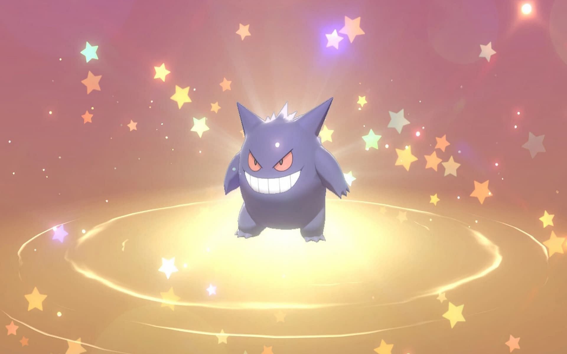 SHINY Gigantamax Gengar in Pokemon Sword and Shield 