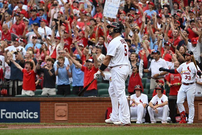 Watch: St. Louis Cardinals' Albert Pujols hits HR no. 695 as the veteran  slugger's race to the historic mark of 700 heats up