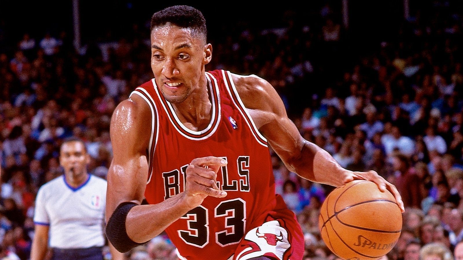 Scottie Pippen with the Chicago Bulls