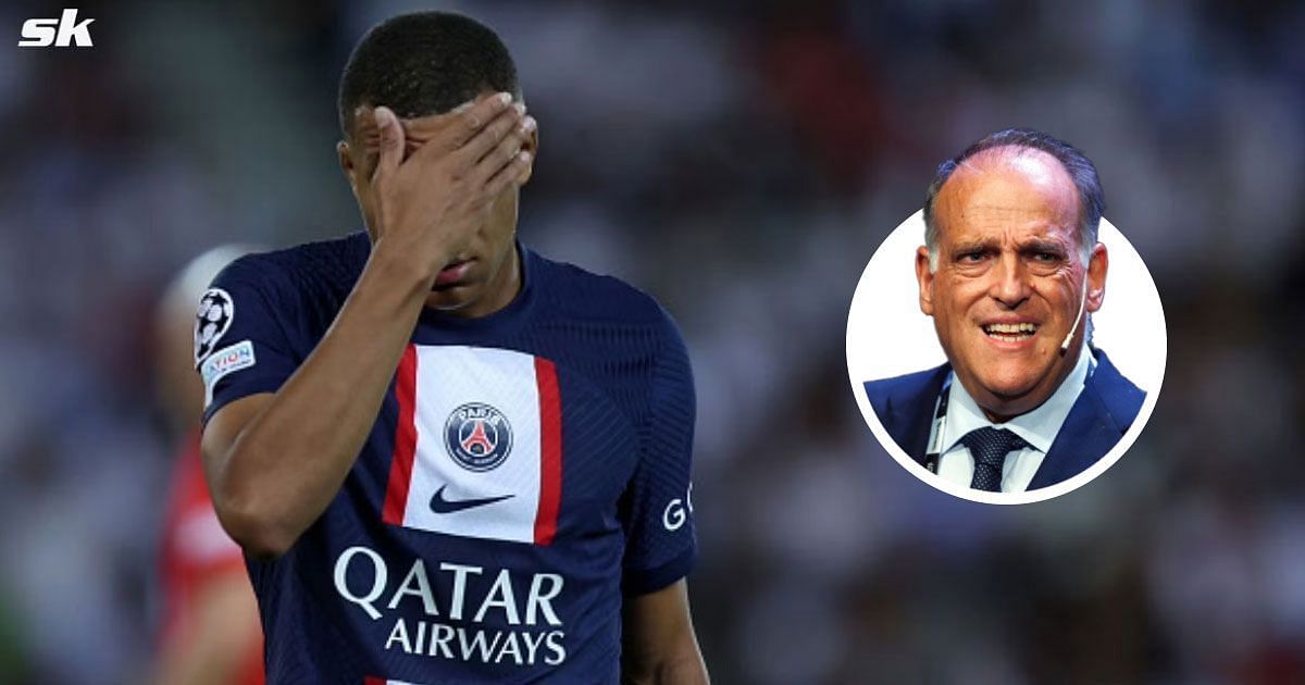 LaLiga president Javier Tebas takes another shot at PSG and Kylian Mbappe 