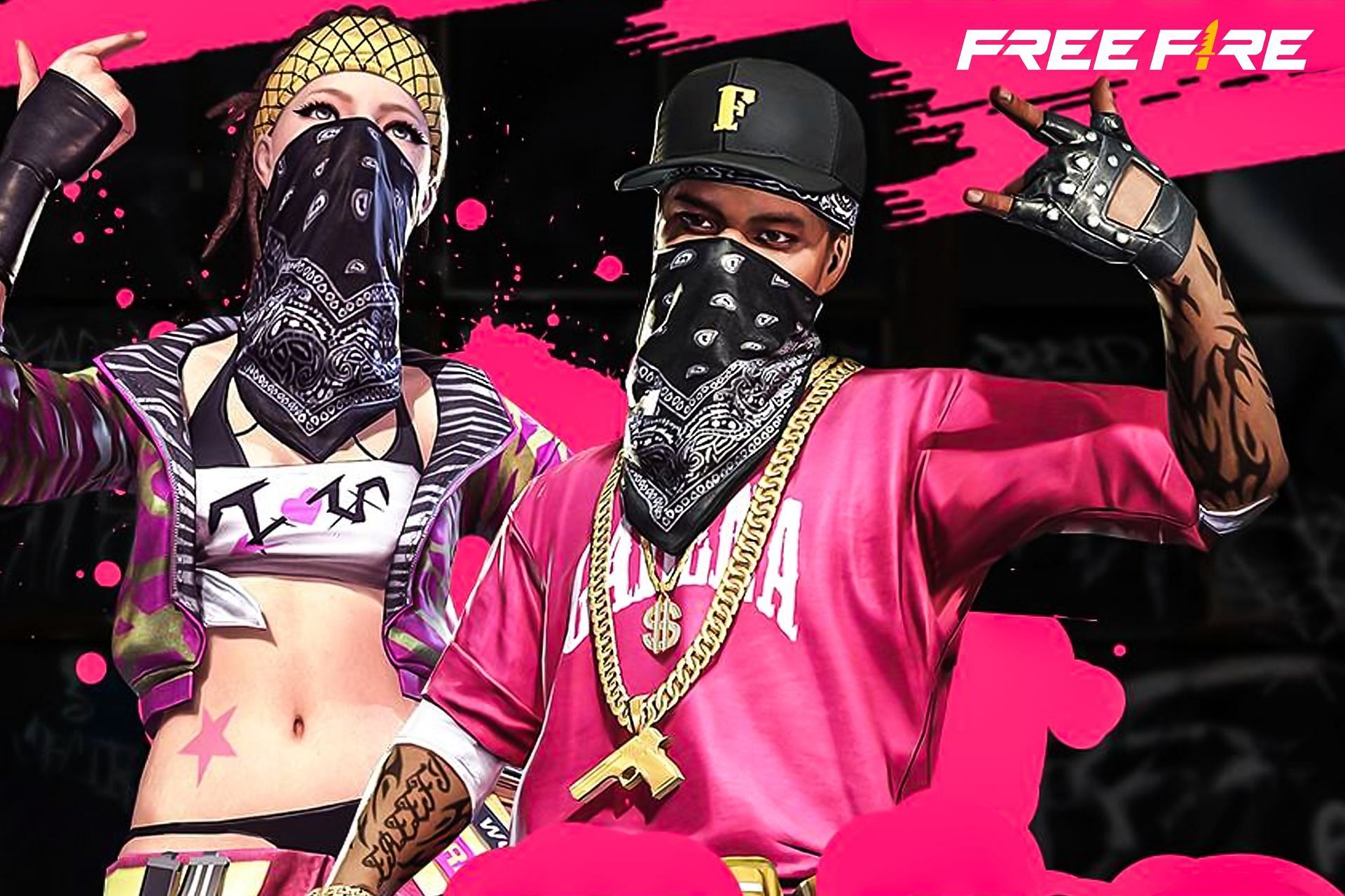 The best outfits like Hip Hop bundle in Free Fire MAX (Image via Sportskeeda)