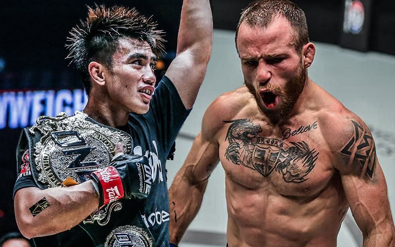 Joshua Pacio (left) and Jarred Brooks (right). [Photos ONE Championship]
