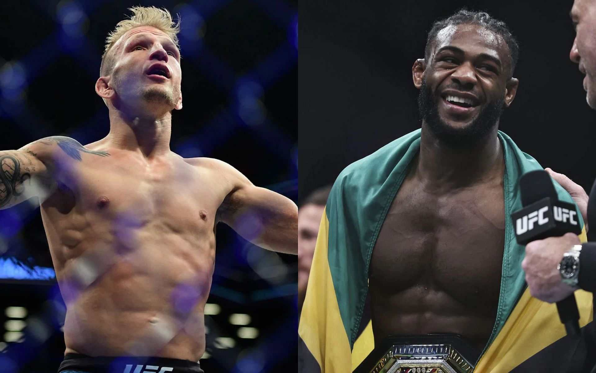 T.J. Dillashaw (left), Aljamain Sterling (right)