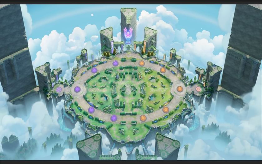Pokemon Unite Theia Sky Ruins guide Mechanics, wild monsters, bosses