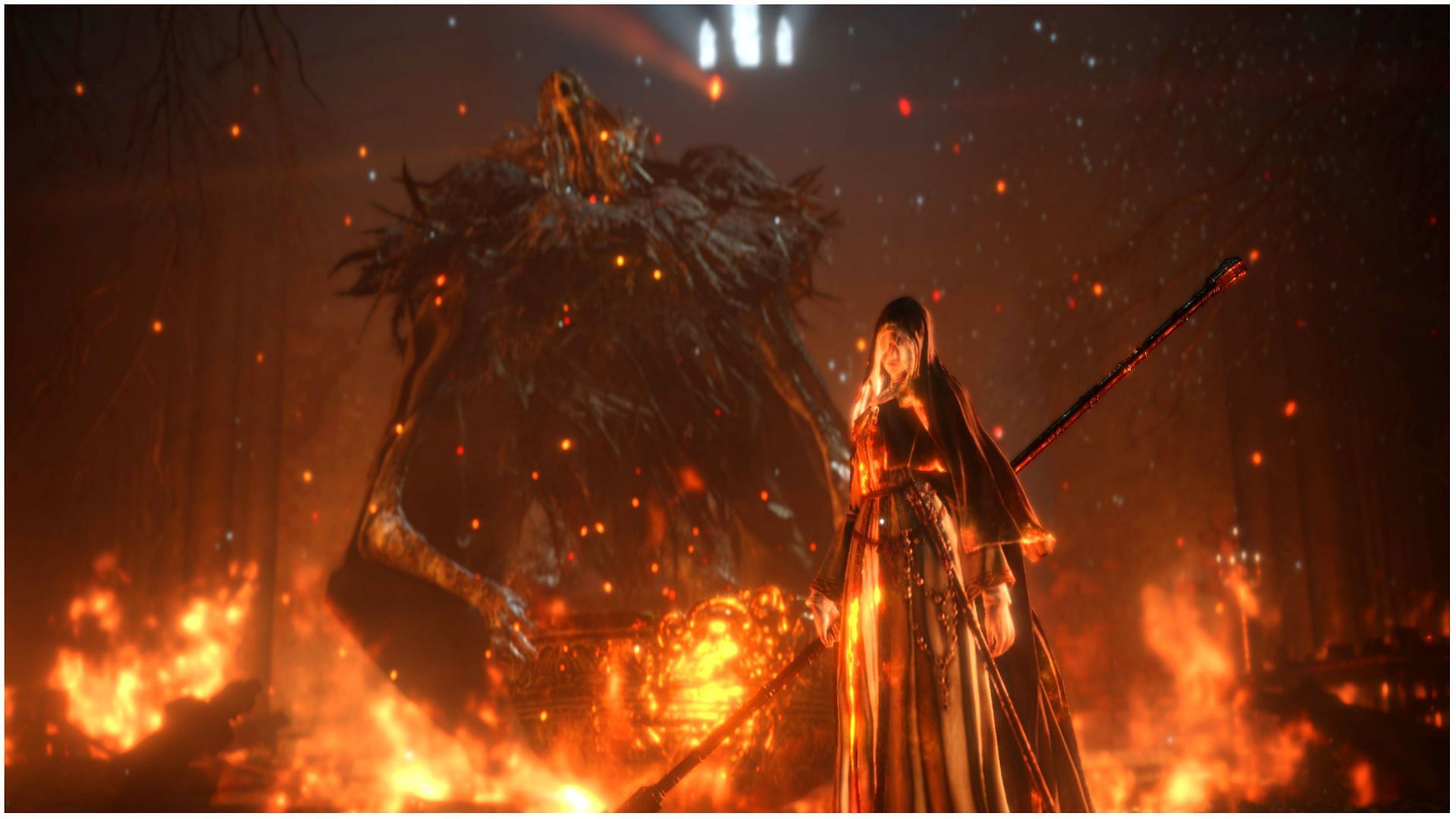 Sister Friede is arguably the hardest boss from Dark Souls III (Image via FromSoftware)