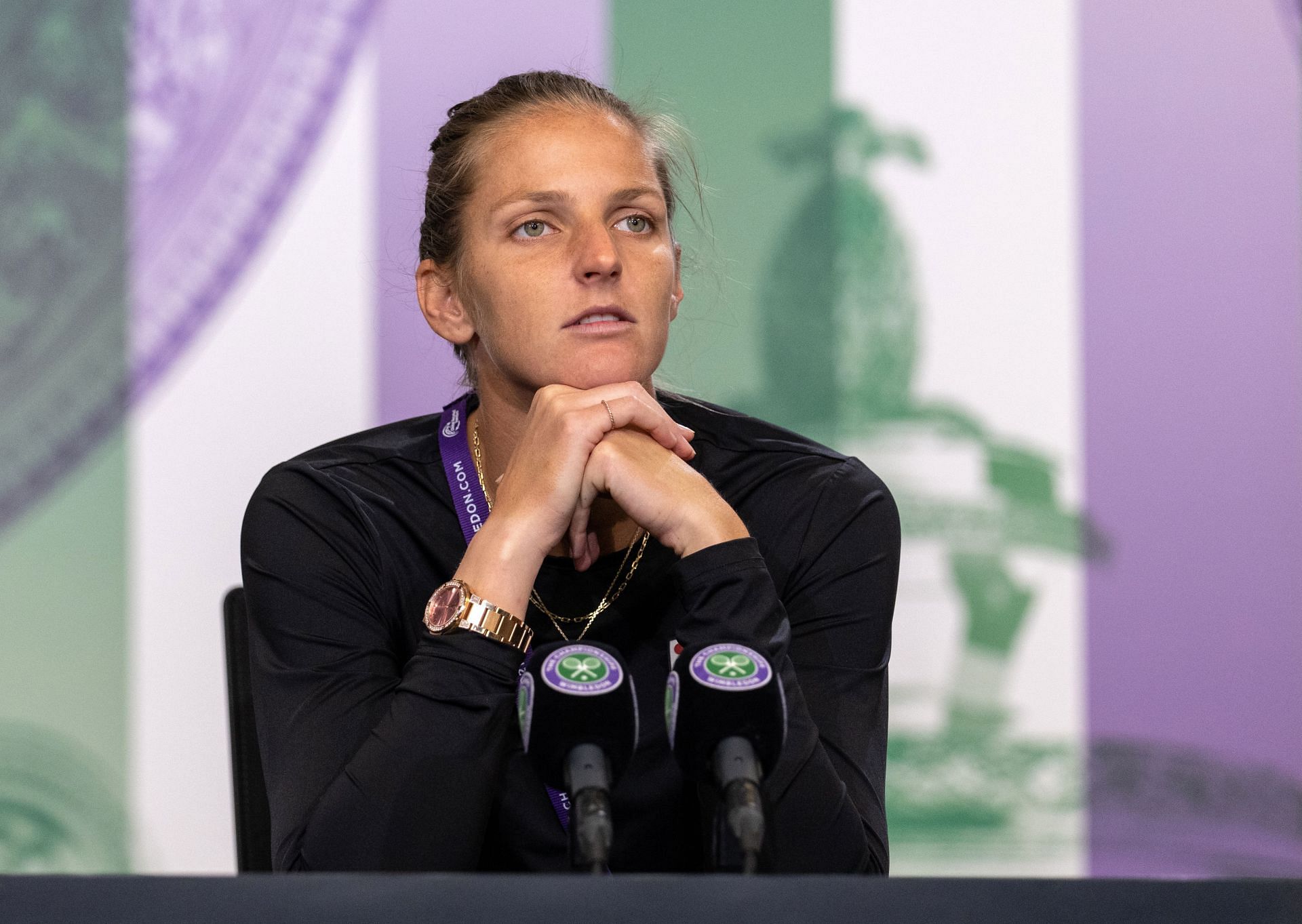 Karolina Pliskova was thankful that she never had to experience what Fiona Ferro experienced