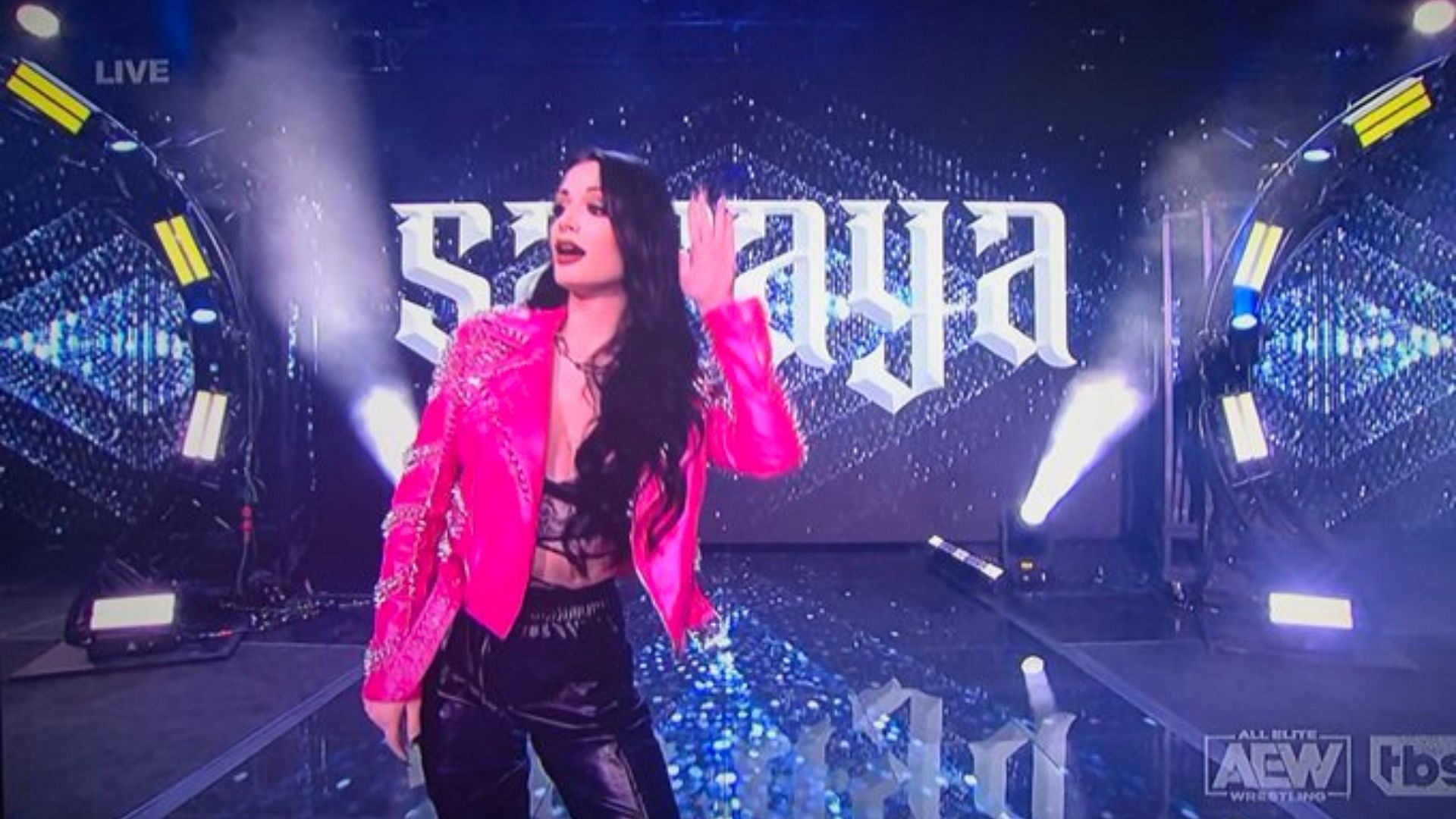 Saraya, formerly known as Paige, made her AEW debut at Dynamite Grand Slam