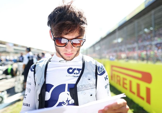 "No banana this time, but still couple of spins"- AlphaTauri's Pierre Gasly after giving his brothers their first F1 experience
