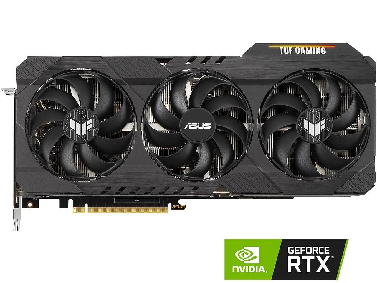 The ASUS TUF Gaming Geforce RTX 3080 Ti GPU (Image via Newegg)