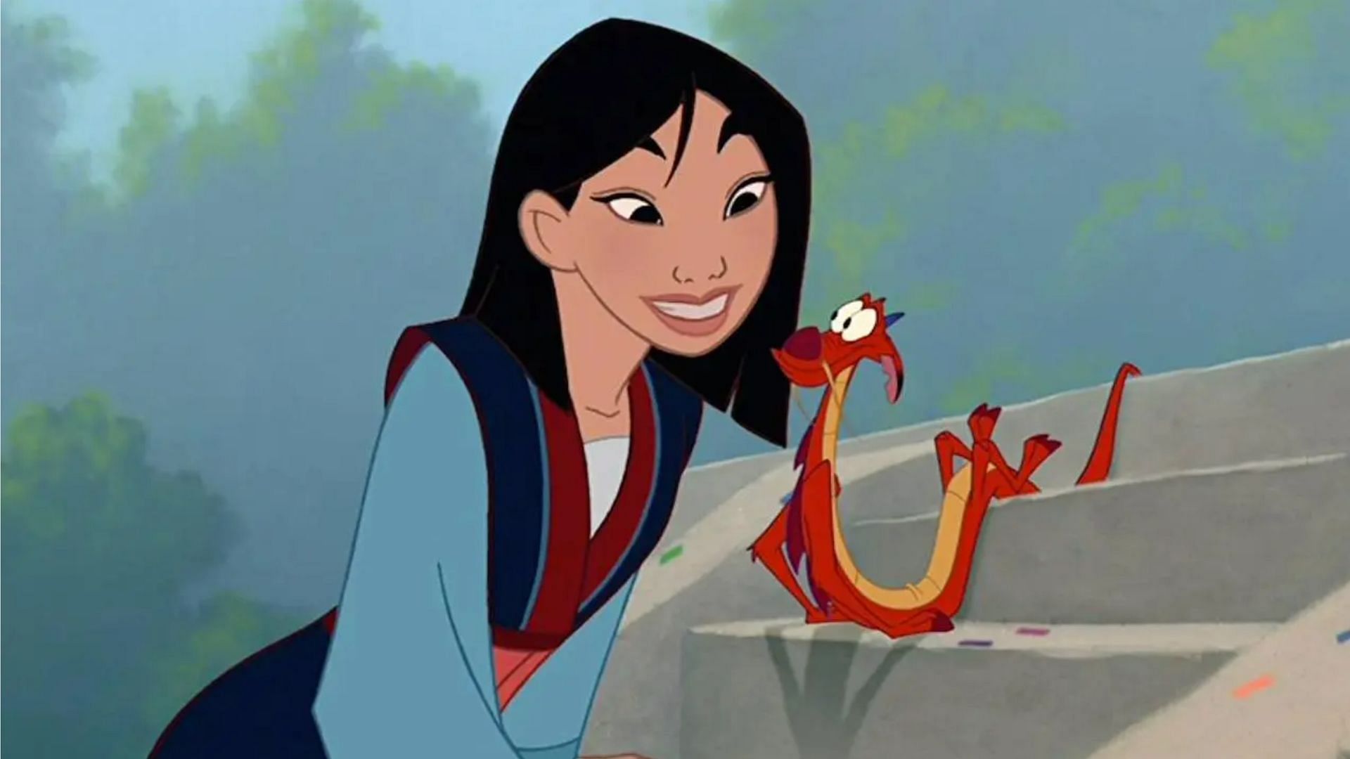 Mulan with Mushu (Image via Disney)