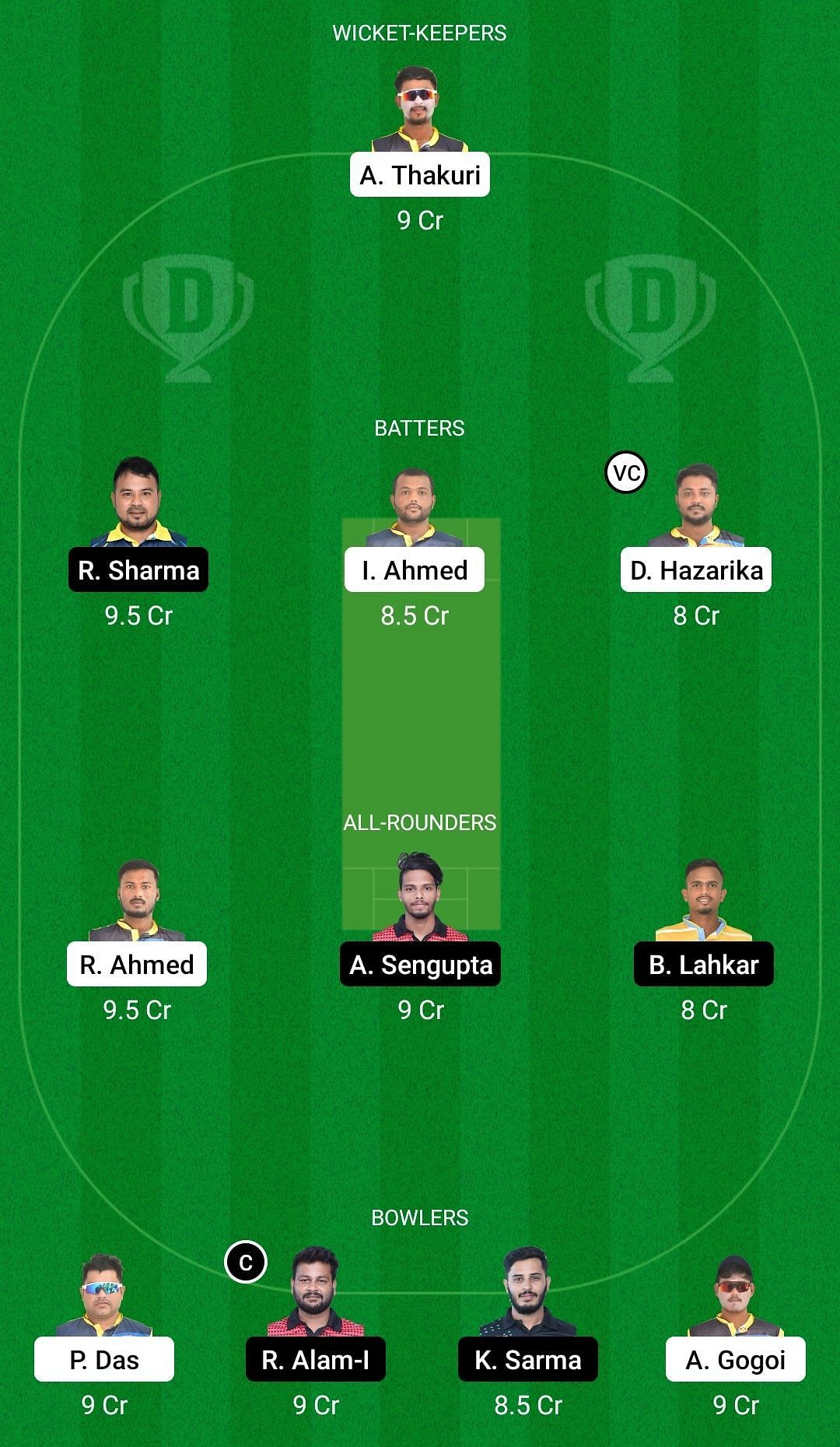 MTI vs KAH Dream11 Prediction Team, Grand League