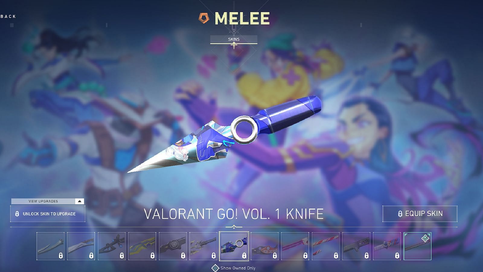 Valorant GO! Vol. 1 Knife (Image via Riot Games)