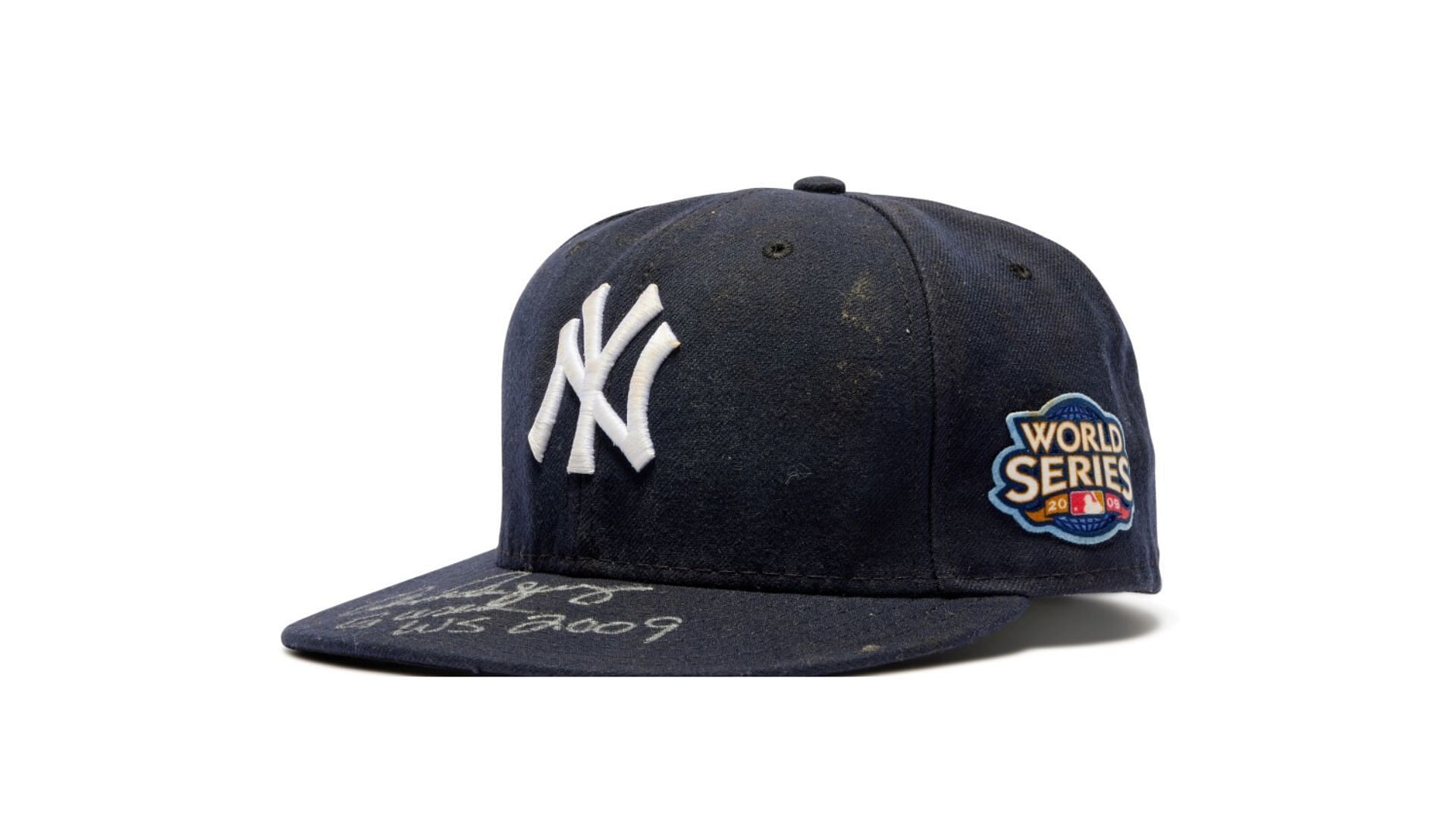 Alex Rodriguez&rsquo;s 2009 World Series hat.