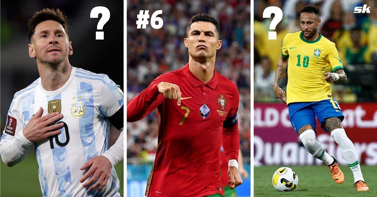 Cristiano Ronaldo, Lionel Messi, and Neymar will fight for the 2022 FIFA World Cup Golden Boot this year