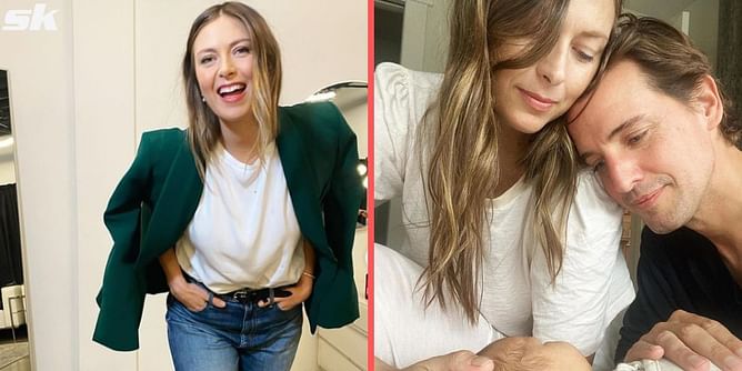 Maria Sharapova posts pictures of her 'first day at work' after giving birth