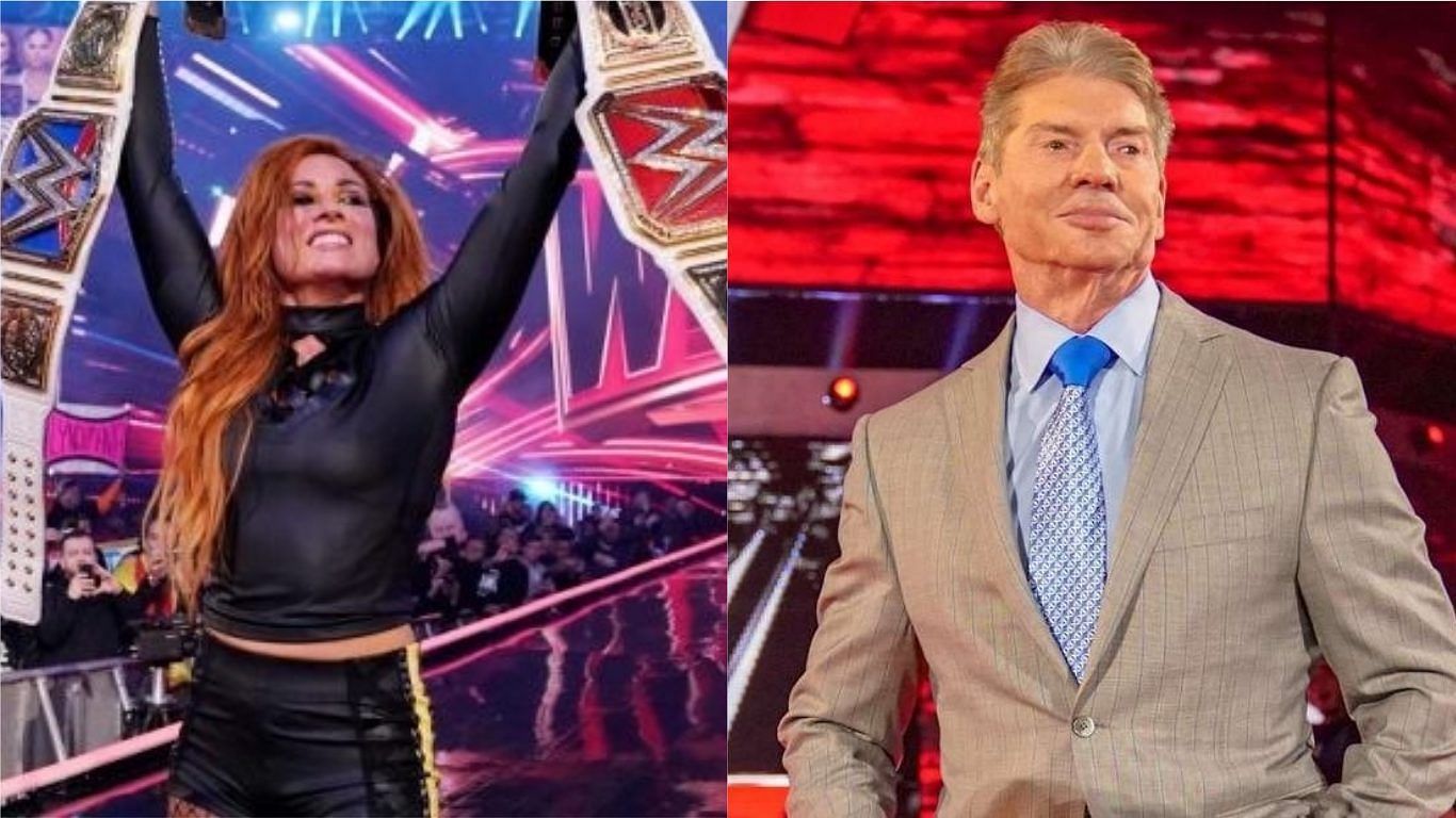 Becky Lynch shared a touching, emotional moment with Vince McMahon backstage following her WrestleMania 35 main event victory.