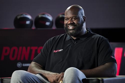 Shaquille O'Neal at the PointsBet Built Differently Media Event