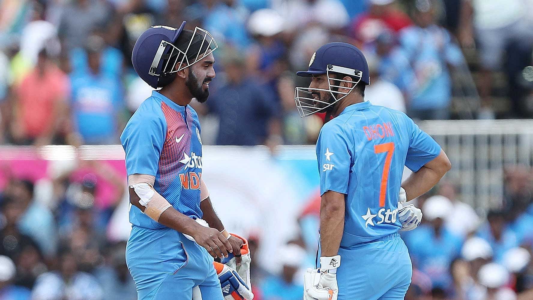 वेस्टइंडीज के खिलाफ केएल राहुल और कप्तान धोनी की पारी भी भारत को हार से बचा न सकी
