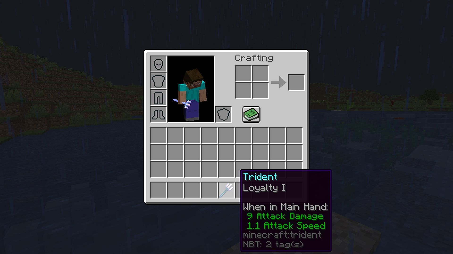 Loyalty enchantment (Image via Mojang)