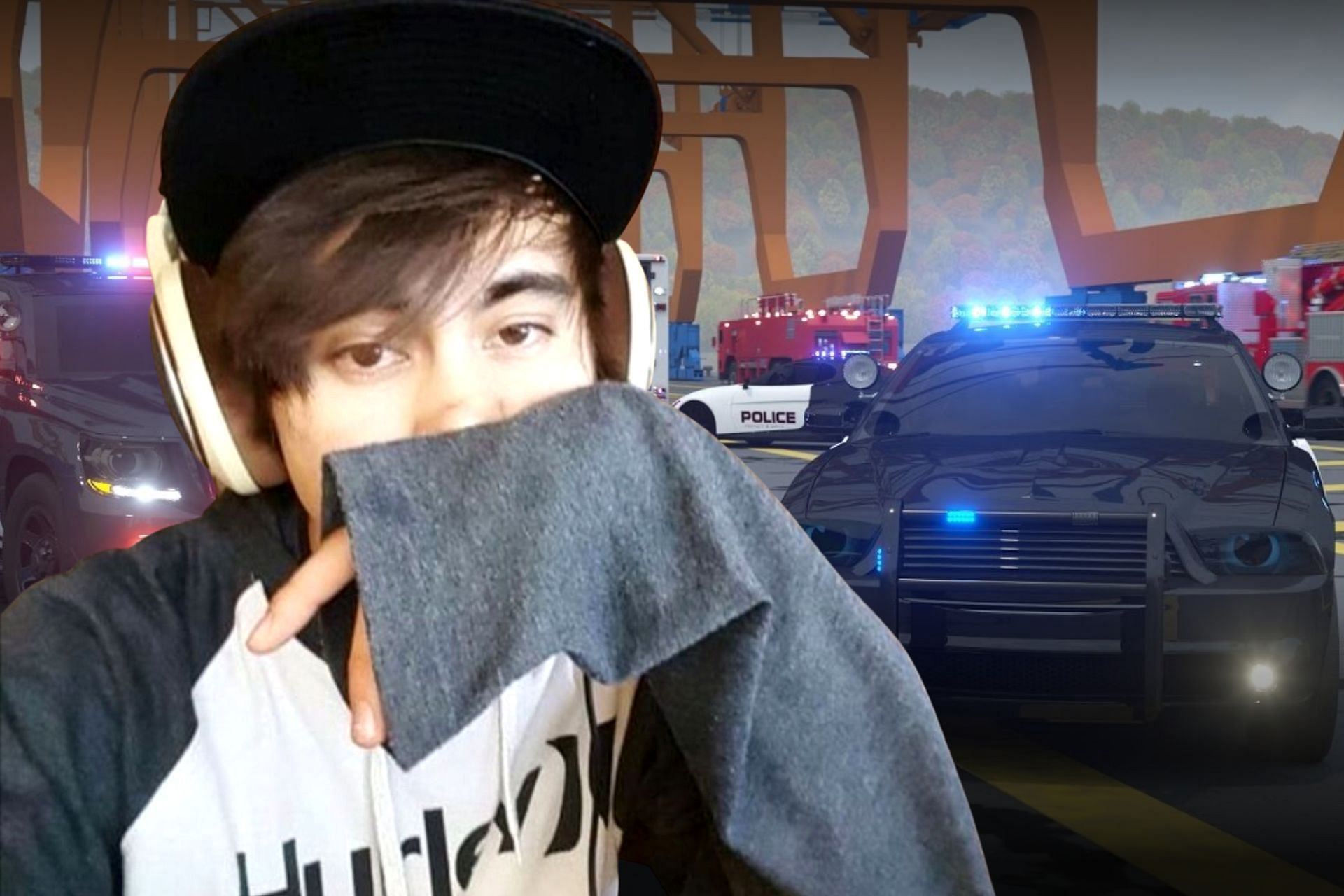 LeafyIsHere recounts story about getting arrested (Image via Sportskeeda)