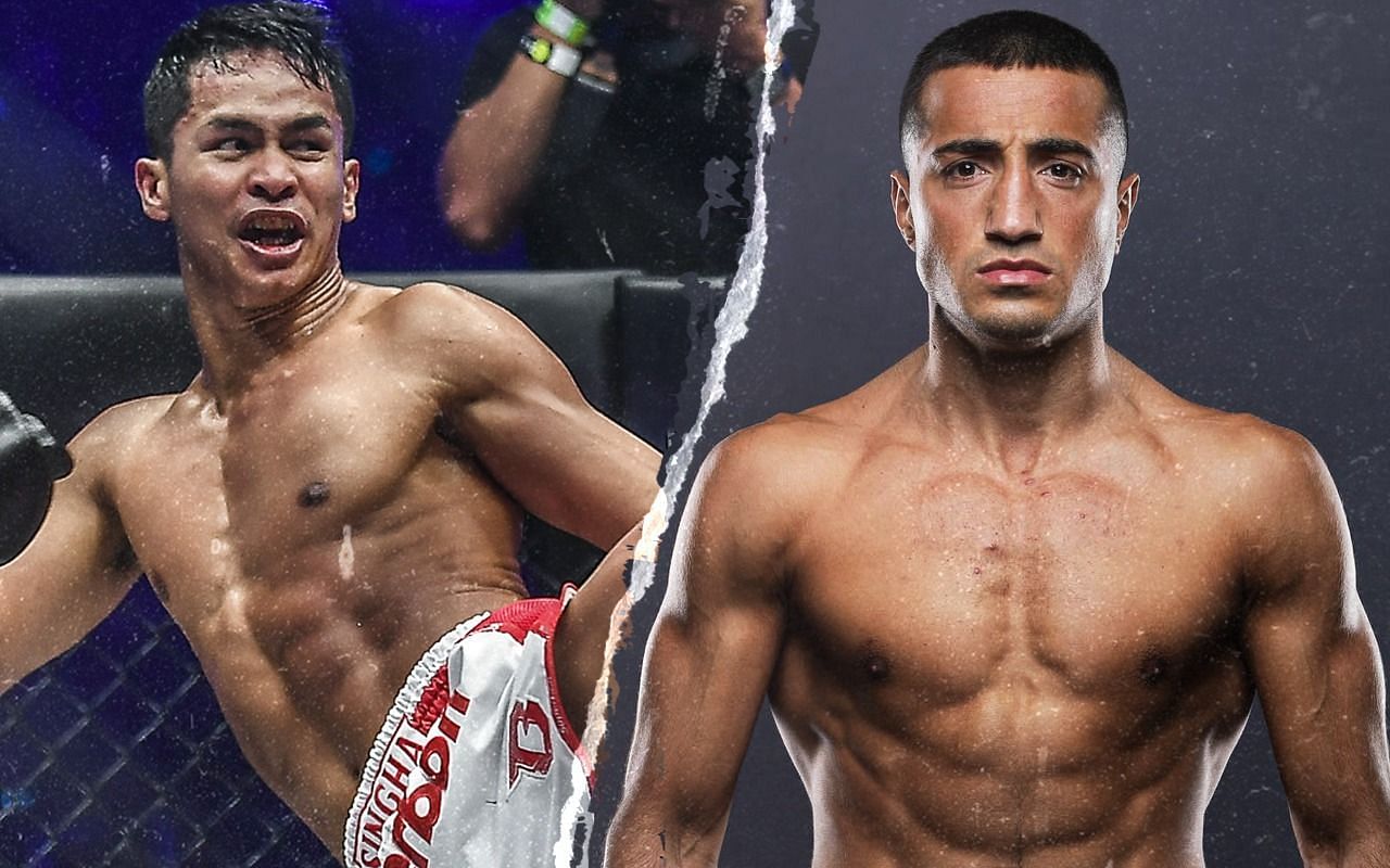 Tayfun Ozcan (R) will step in to fight Superbon (L) at ONE on Prime Video 2. | [Photos: ONE Championship]
