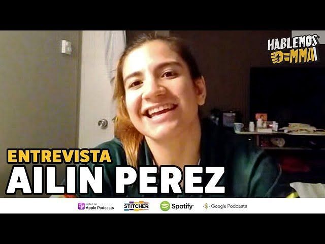 Was Ailin Perez a dancer before starting her MMA career?