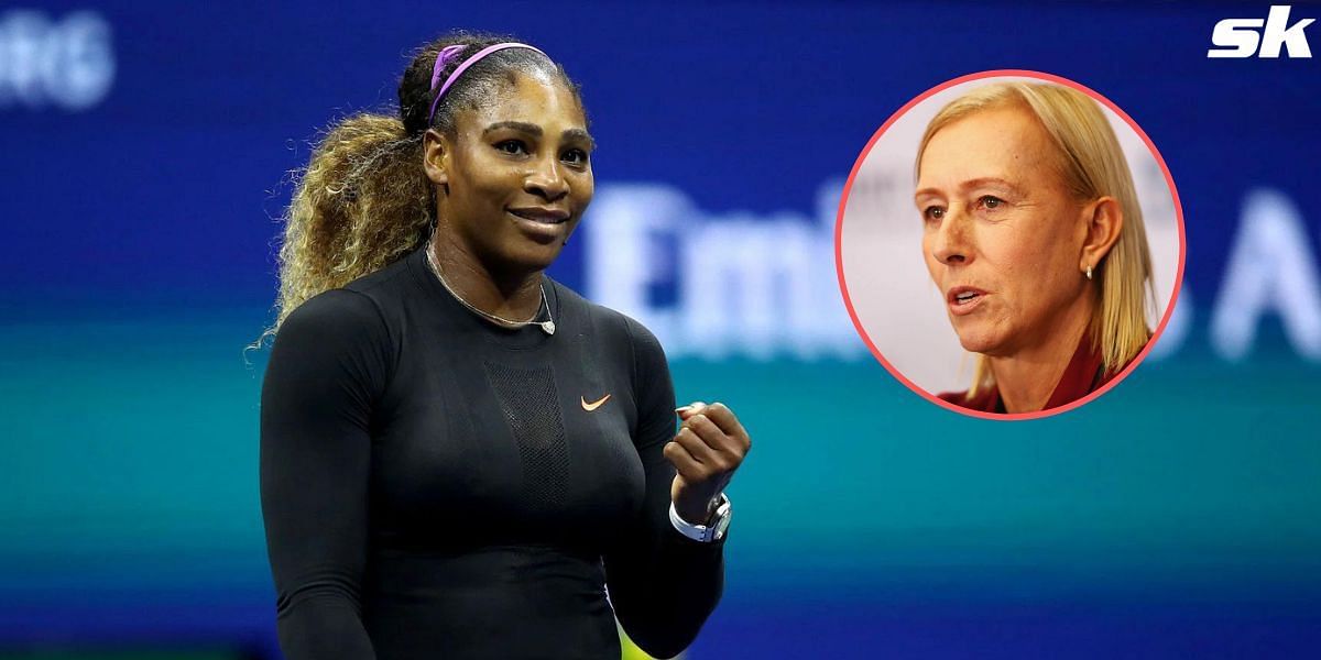 Serena Williams and Martina Navratilova