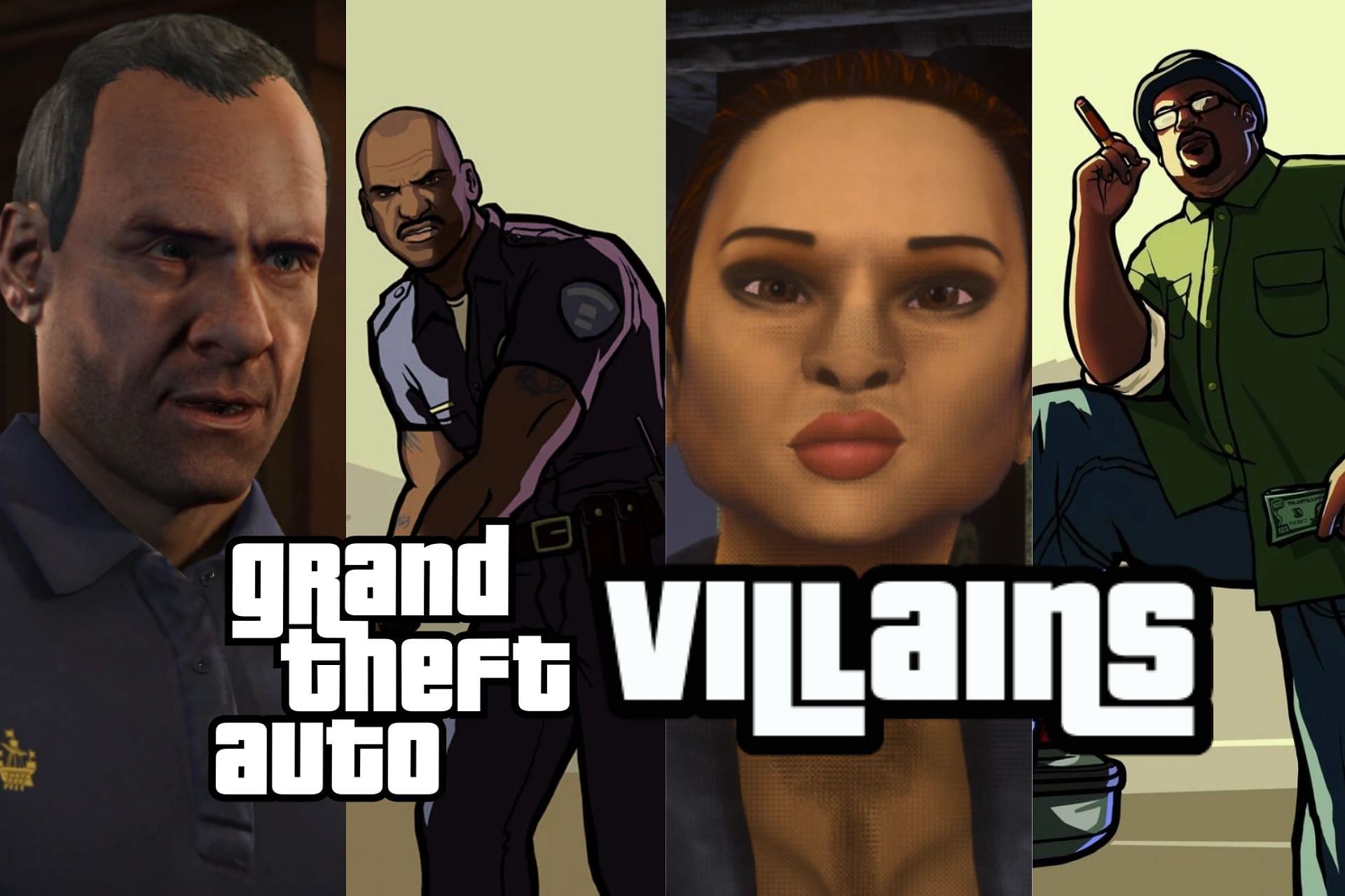 GTA villains who are well-known for their roles in the games (Image via Sportskeeda)
