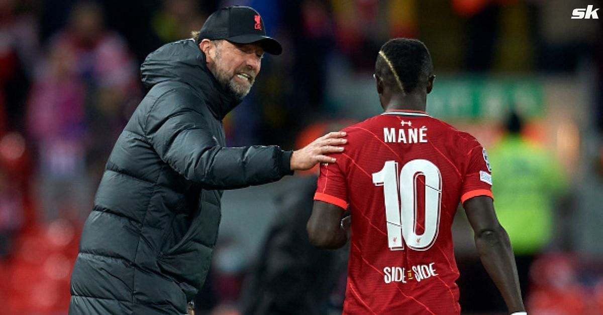 Jurgen Klopp and Sadio Mane              