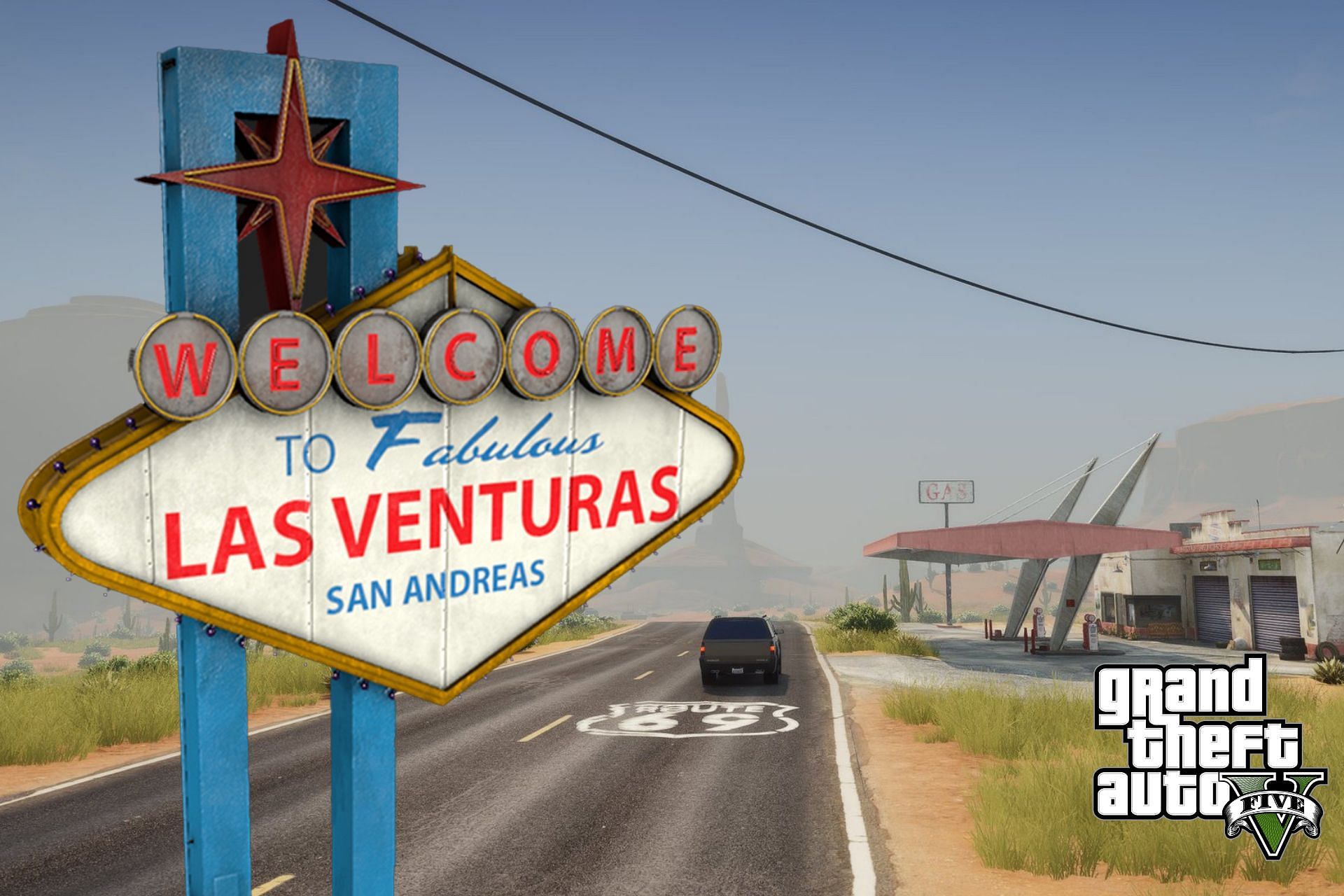 Imagine visiting Las Venturas but with the graphics of GTA 5 (Image via The Las Venturas Project)