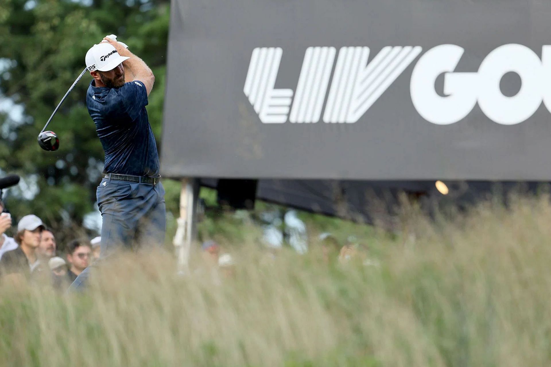 Dustin Johnson at the LIV Golf Invitational - Boston - Day Three (Image via Getty Images)