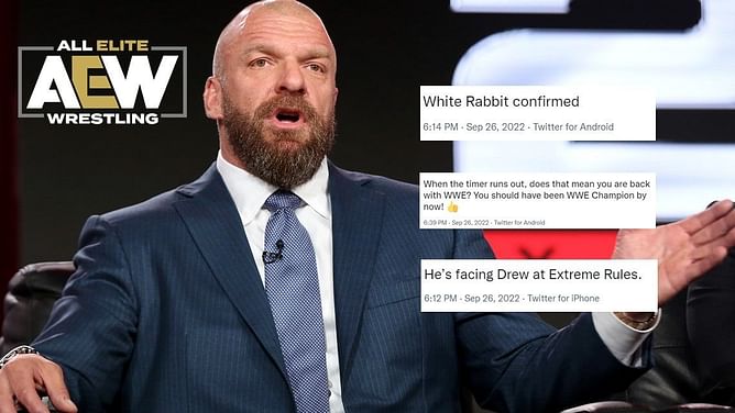 "Does that mean you are back with WWE?" - Twitter erupts with wild predictions about top AEW star leaving to return under Triple H's regime following a cryptic post