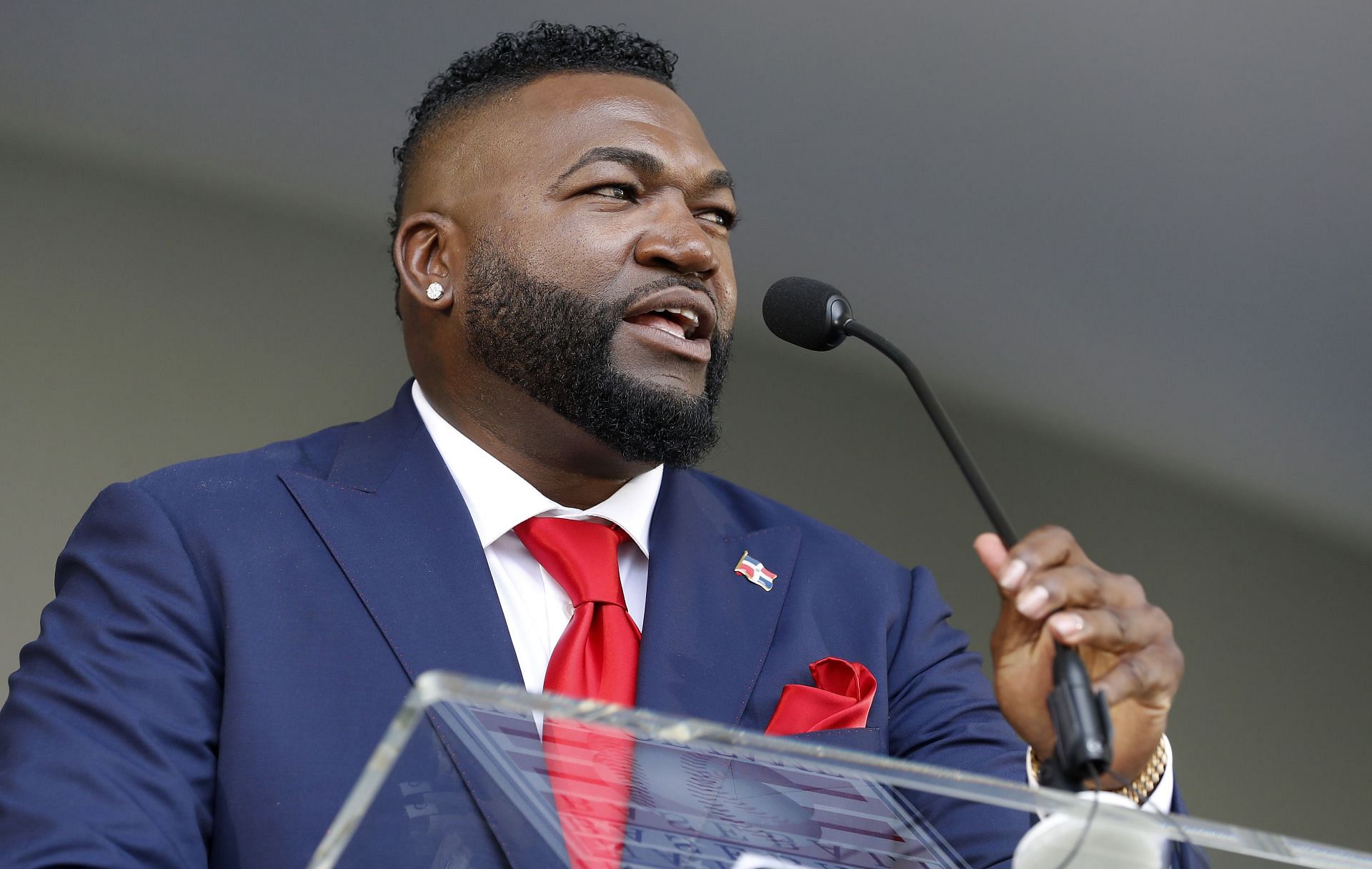 David Ortiz was inducted earlier this year into the Baseball Hall of Fame