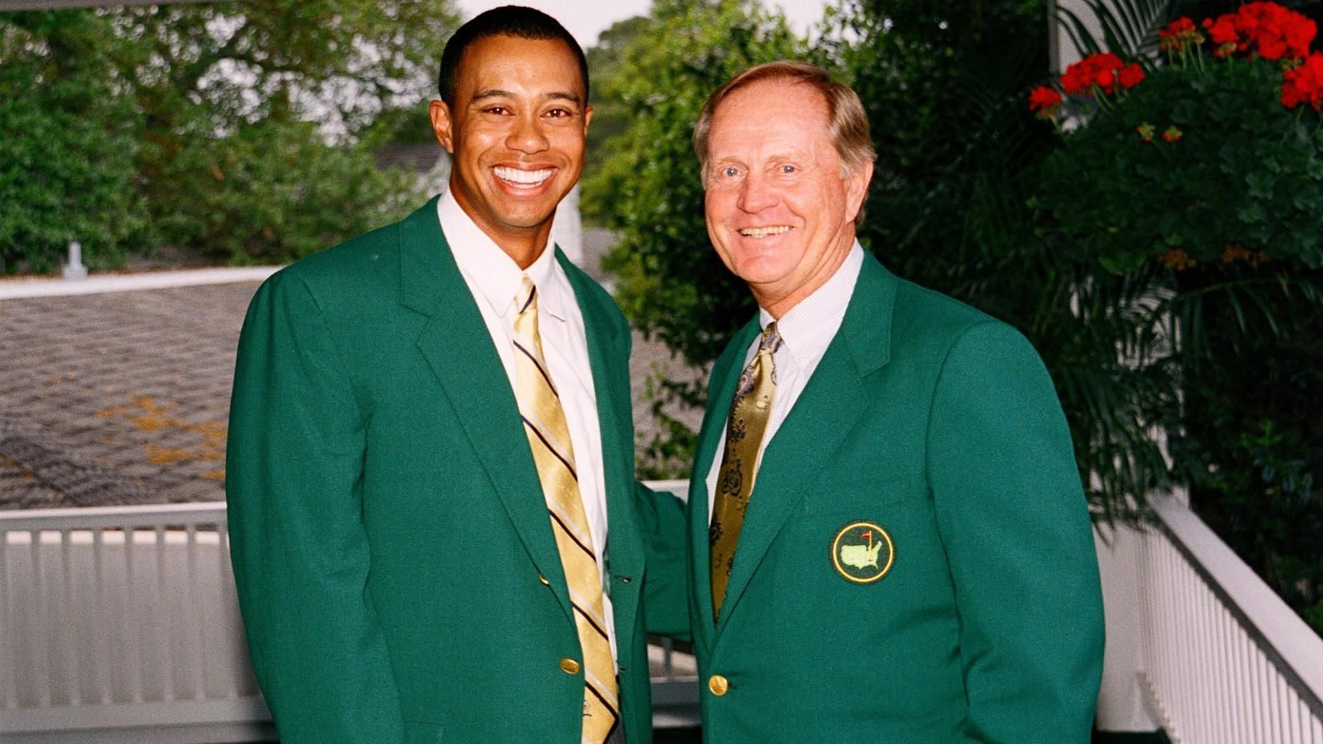 Tiger Woods and Jack Niklaus