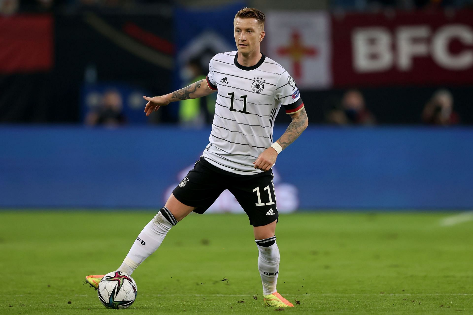 Marco Reus in action for Germany