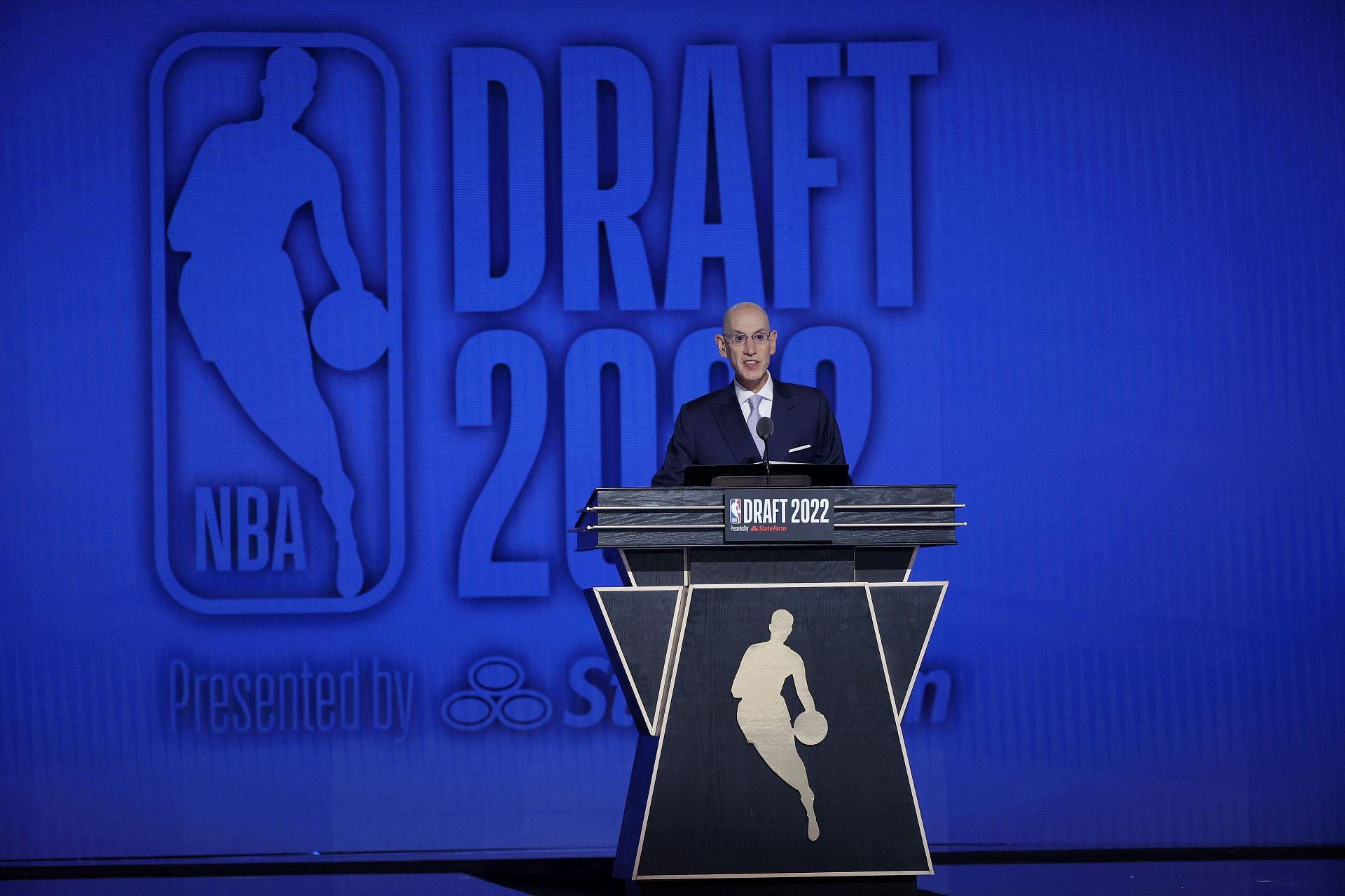 Adam Silver at the 2022 NBA Draft.