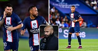 "Let's calm down" - Thierry Henry comments on the hype surrounding Lionel Messi, Neymar, and Kylian Mbappe at PSG