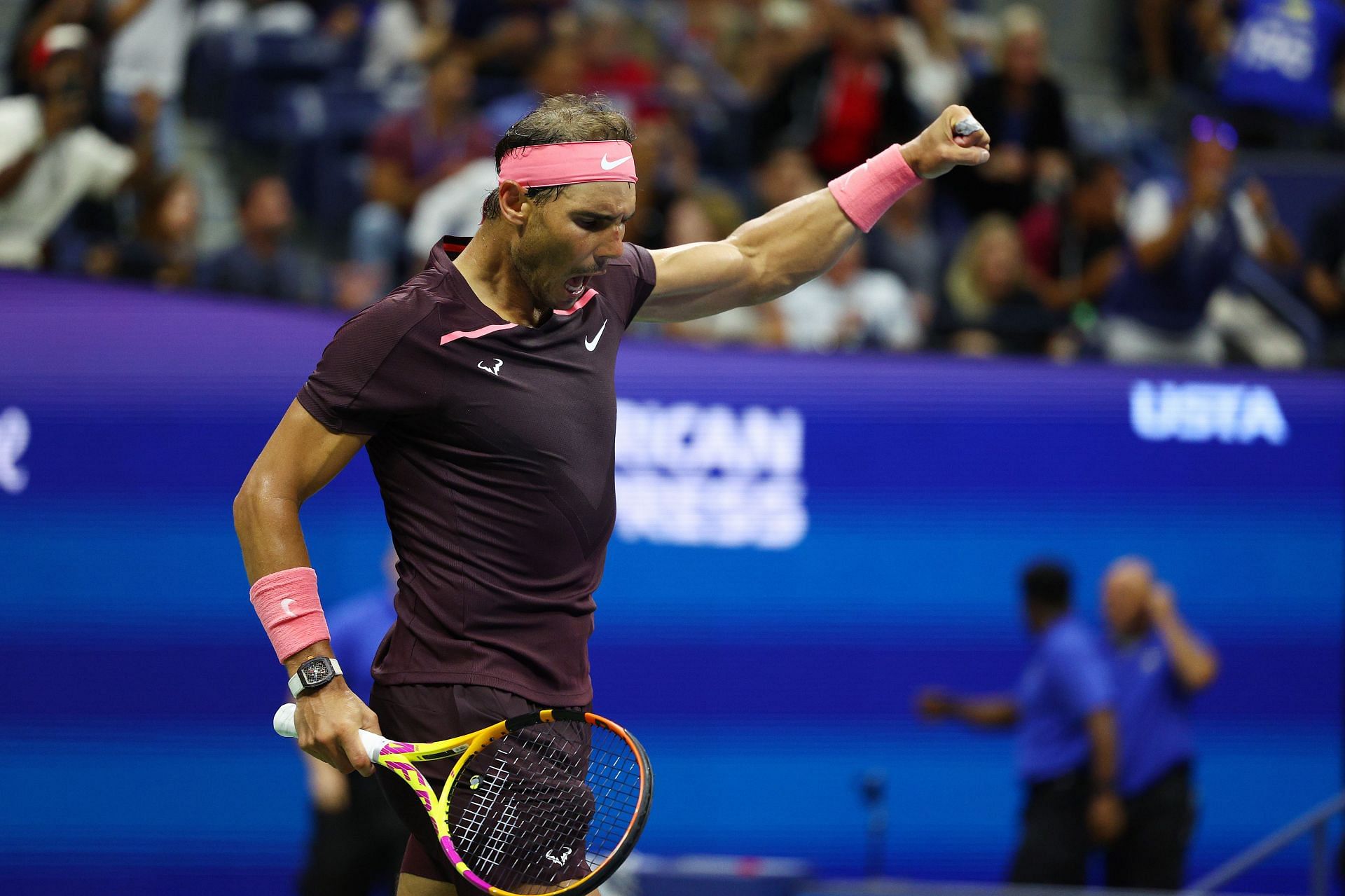 Rafael Nadal takes on Frances Tiafoe in the fourth round of the US Open