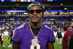 "Yo Lamar just be happy you getting paid at all for not being able to throw accurately," "Better than Josh Allen" - Lamar Jackson's latest social media post about his contract gets NFL fans buzzing