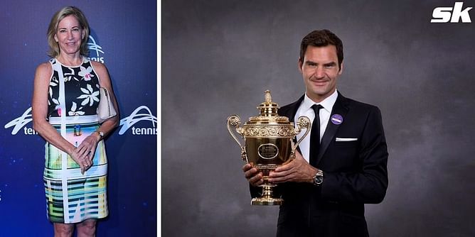 "He was the epitome of a champion; class, grace, humility, beloved by everyone" - Chris Evert pays tribute to retiring Roger Federer