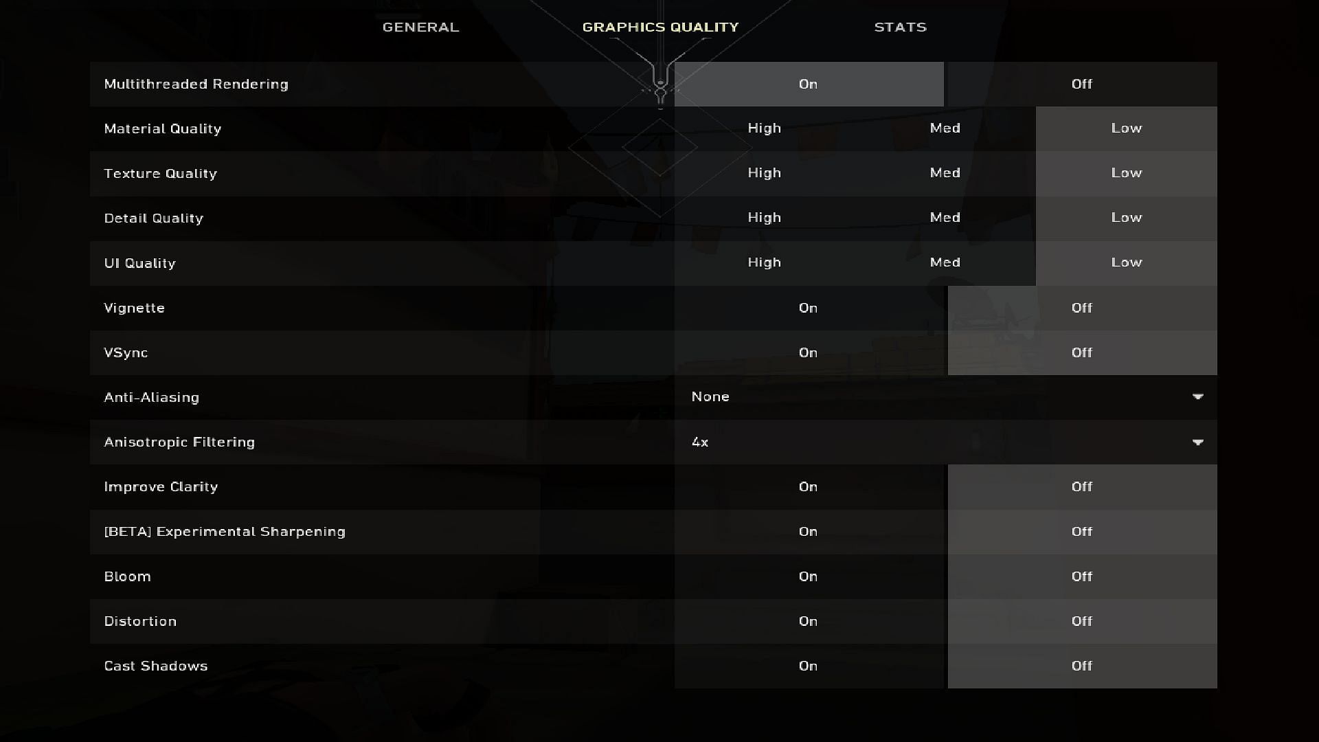 Valorant Graphics Settings (Image via Riot Games)